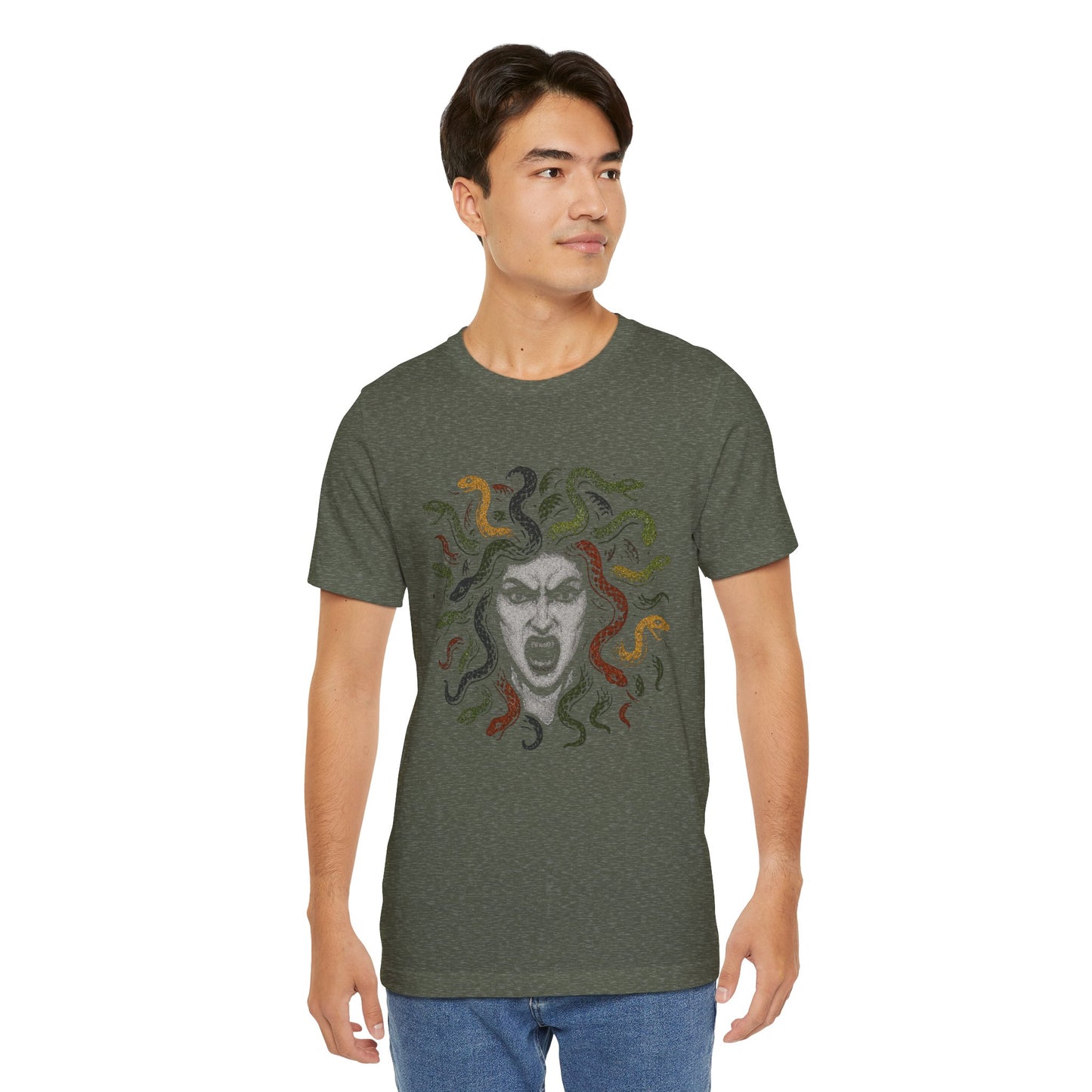 Medusa T-Shirt – Greek Mythology Gorgon Graphic Tee
