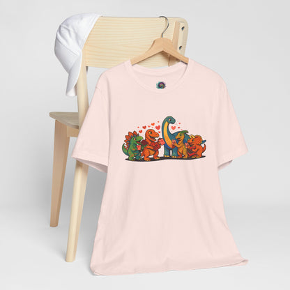 Dinosaur Valentines T-Shirt – Cute Dino Valentine’s Day Tee