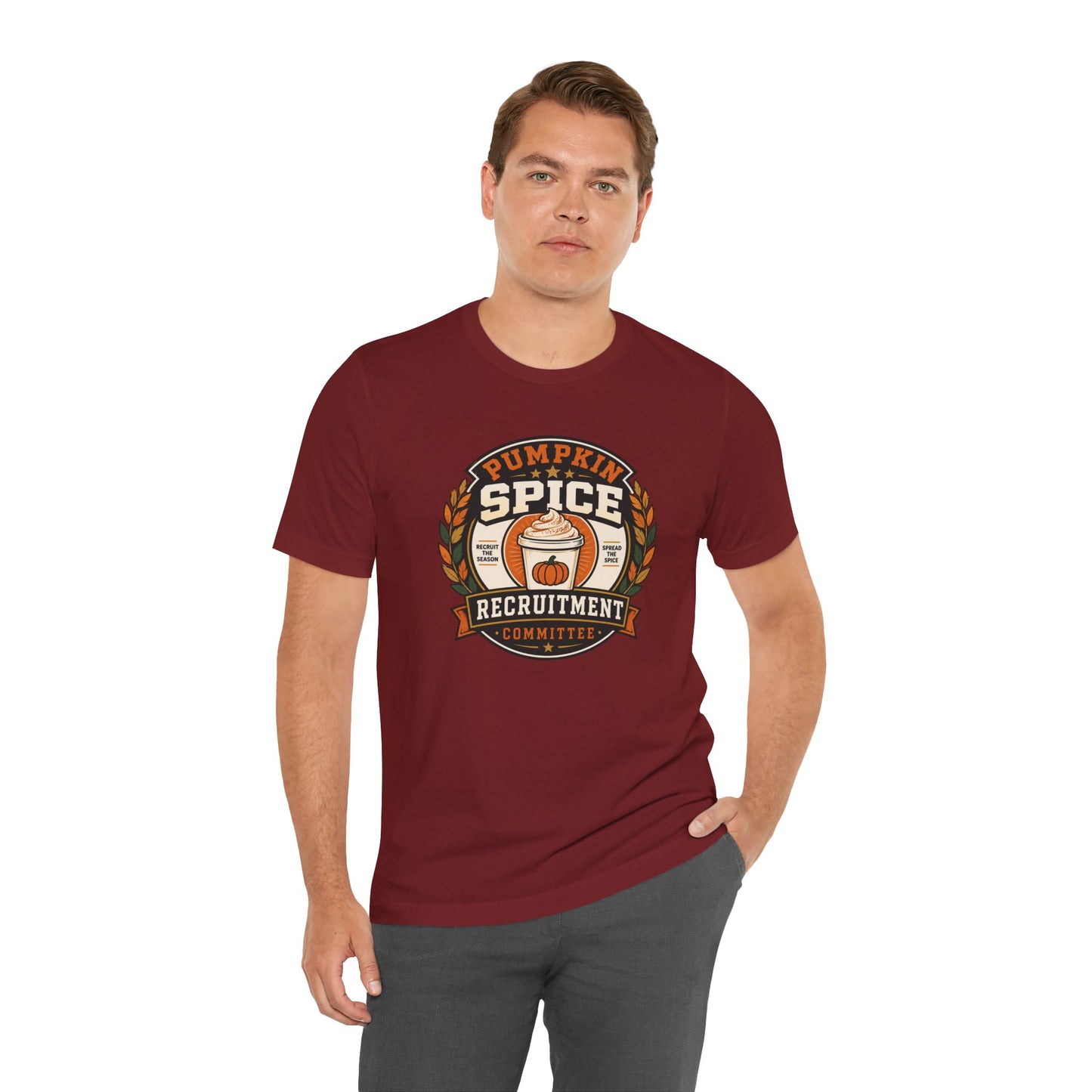 Pumpkin Spice Recruitment Committee T-Shirt – Funny Fall Tee