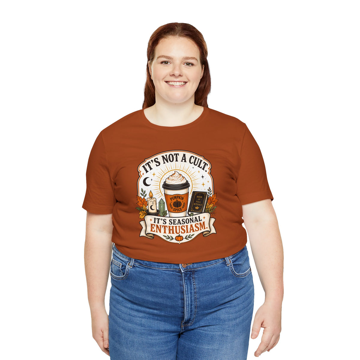 It’s Not a Cult Pumpkin Spice T-Shirt – Funny Fall Tee