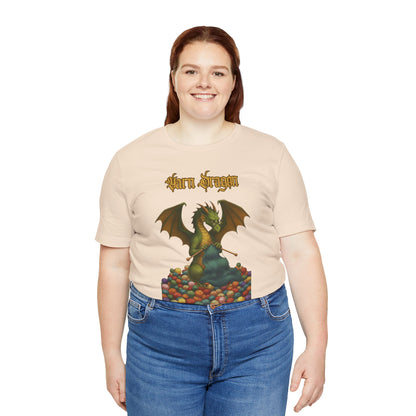 Yarn Dragon T-Shirt – Funny Knitting Dragon Shirt for Yarn Lovers