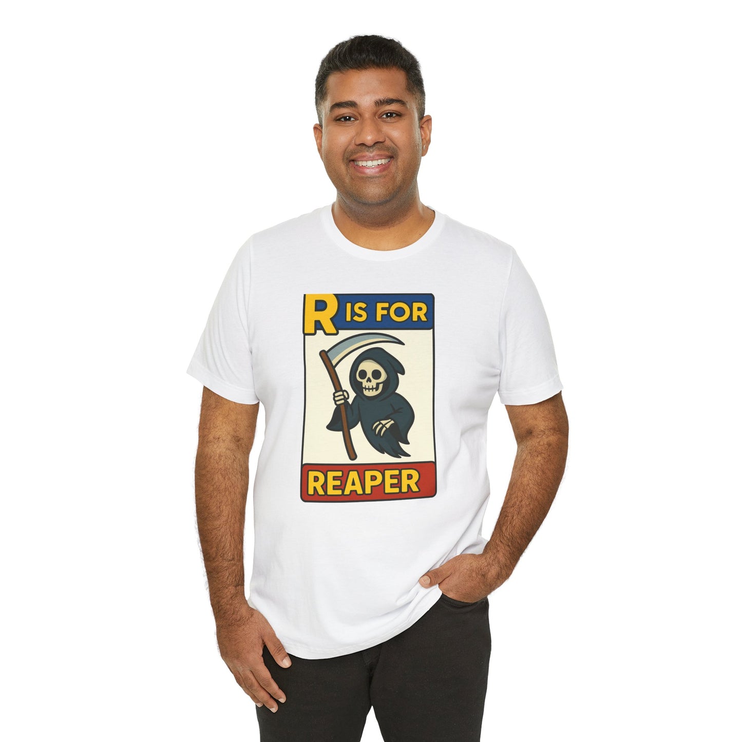 R Is for Reaper T-Shirt – Cute Grim Reaper Shirt from the Monster Alphabet Series
