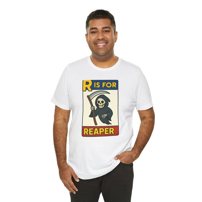 R Is for Reaper T-Shirt – Cute Grim Reaper Shirt from the Monster Alphabet Series