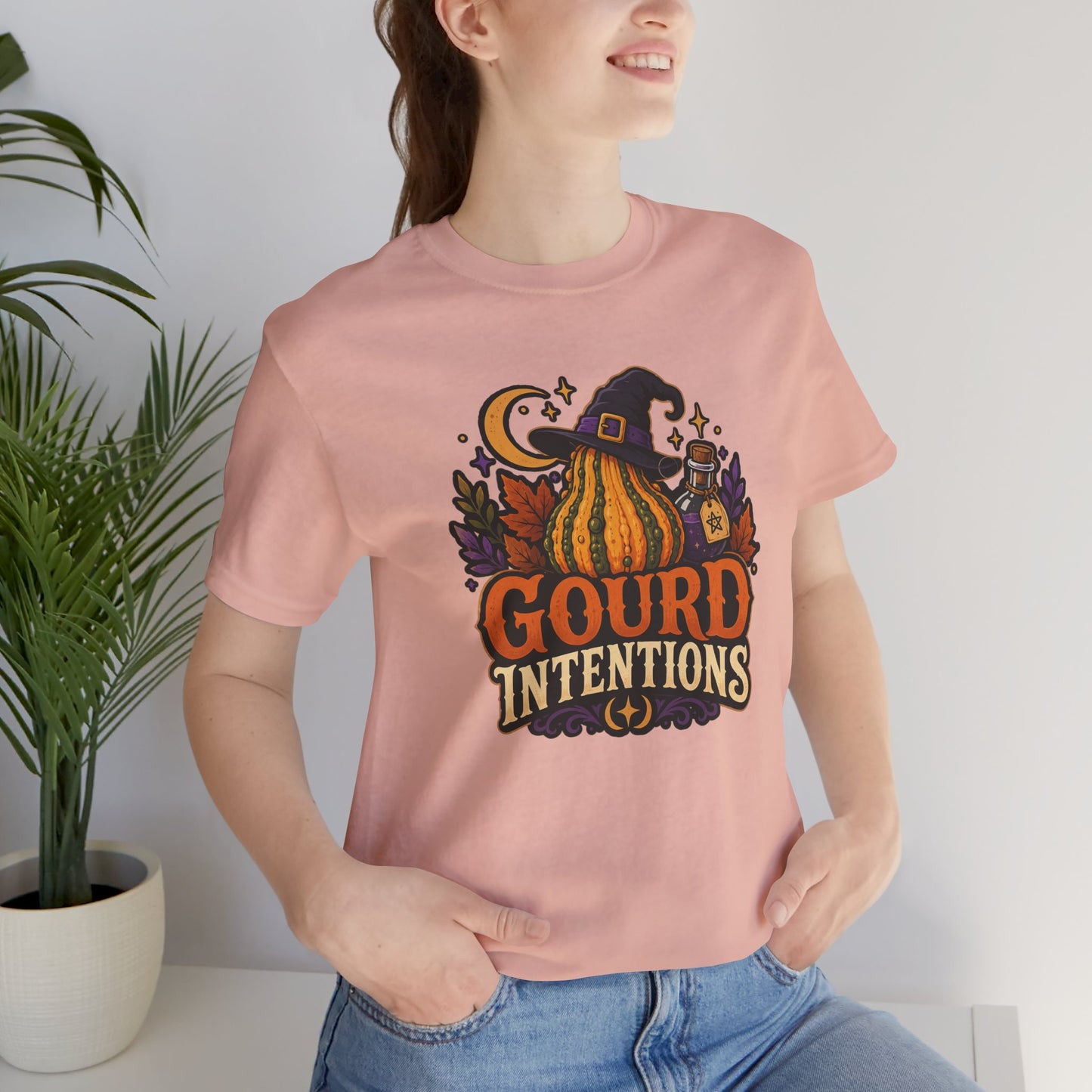 Gourd Intentions T-Shirt – Funny Witchy Fall Pumpkin Tee