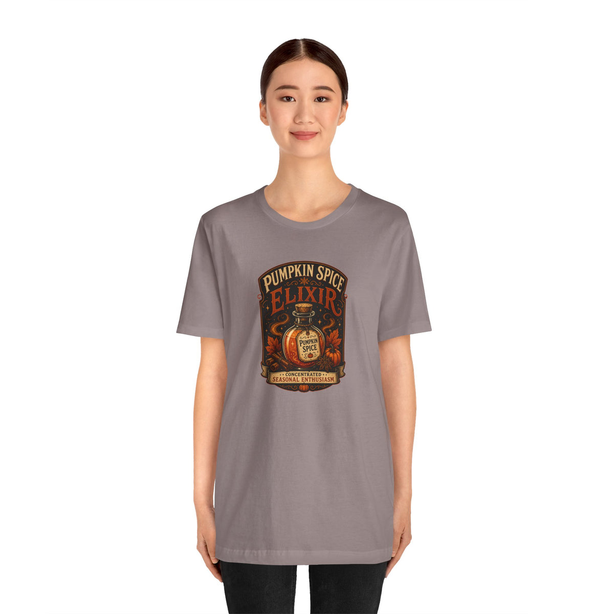 Pumpkin Spice Elixir T-Shirt – Funny Witchy Fall Coffee Tee