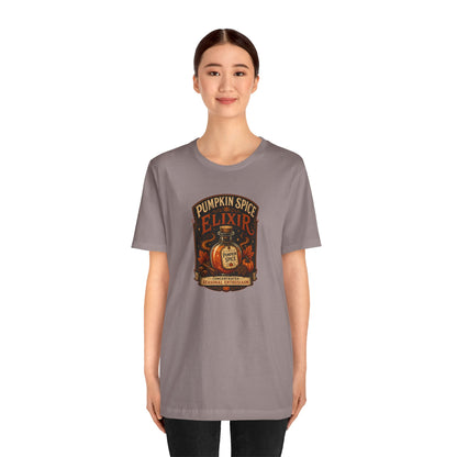 Pumpkin Spice Elixir T-Shirt – Funny Witchy Fall Coffee Tee