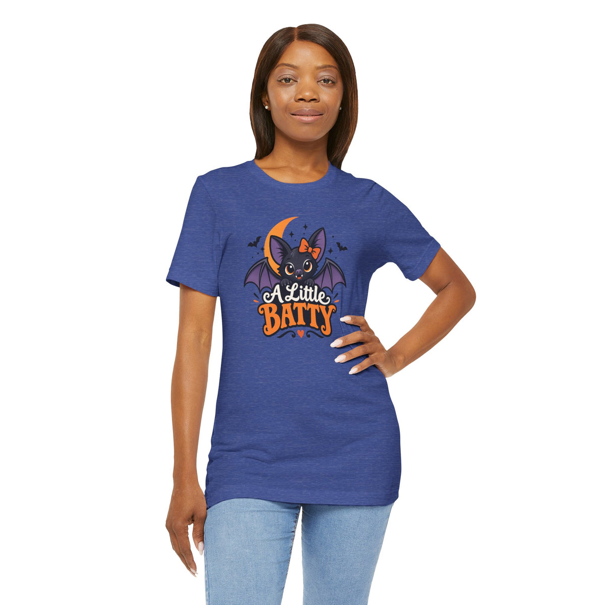 A Little Batty T-shirt - Cute Funny Halloween Bat Tee