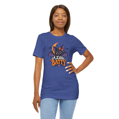 A Little Batty T-shirt - Cute Funny Halloween Bat Tee