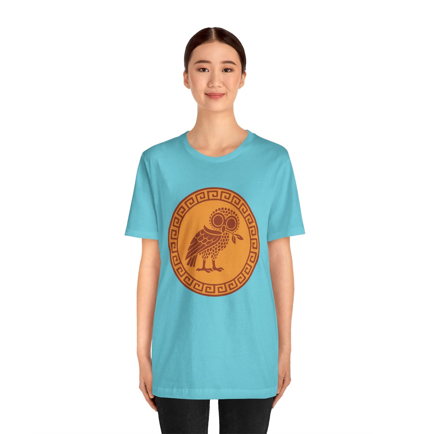 Athena’s Owl T-Shirt – Greek Mythology Bird Tee