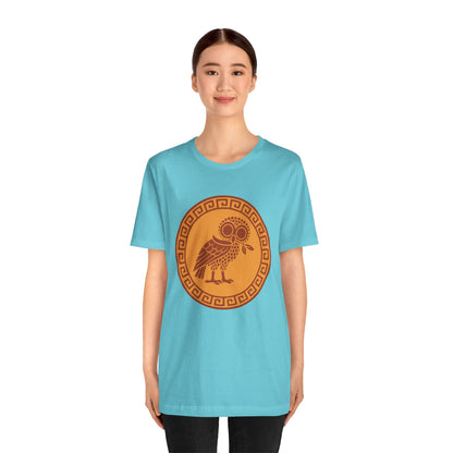 Athena’s Owl T-Shirt – Greek Mythology Bird Tee