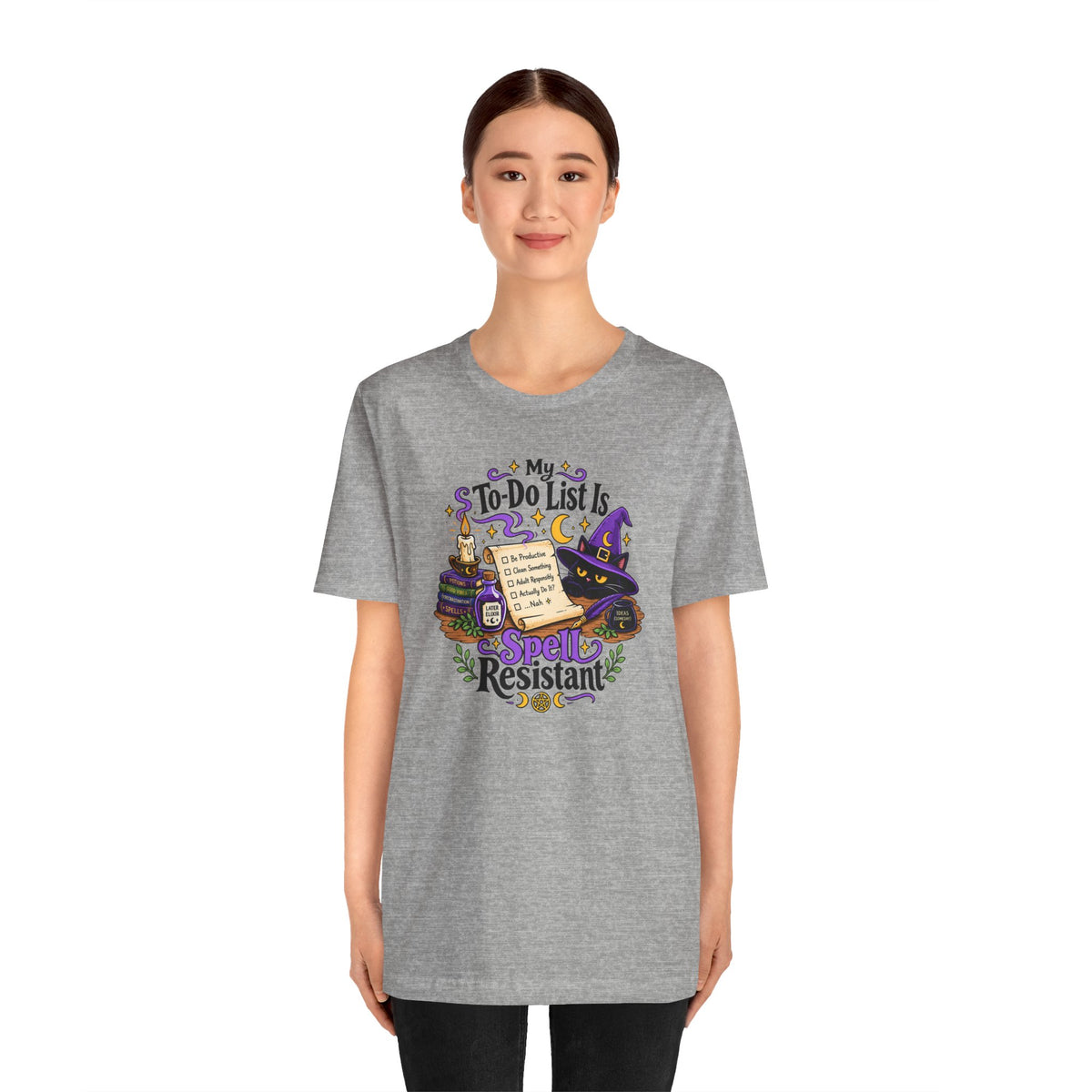 My To-Do List Is Spell Resistant T-Shirt – Funny Witchy ADHD Tee