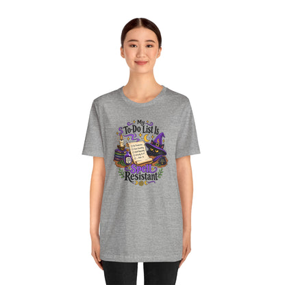 My To-Do List Is Spell Resistant T-Shirt – Funny Witchy ADHD Tee