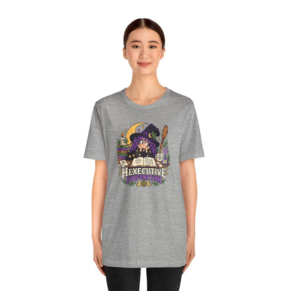 Hexecutive Dysfunction T-Shirt - Funny Witchy ADHD Humor Tee