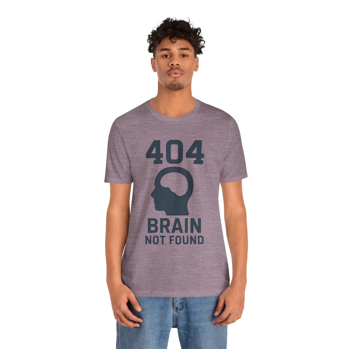 404 Brain Not Found T-Shirt – Techie Humor for Nerds & Geeks