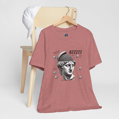 Hive Mind T-Shirt – Surreal Bee Group Think Parody Tee