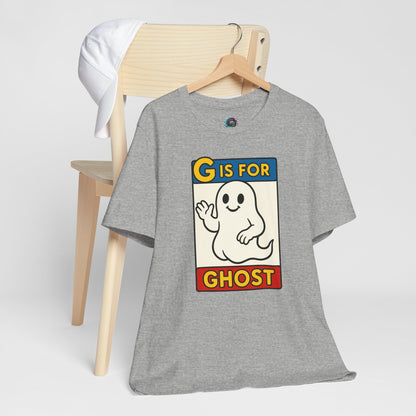G Is for Ghost Shirt – Funny Monster Alphabet Halloween Tee