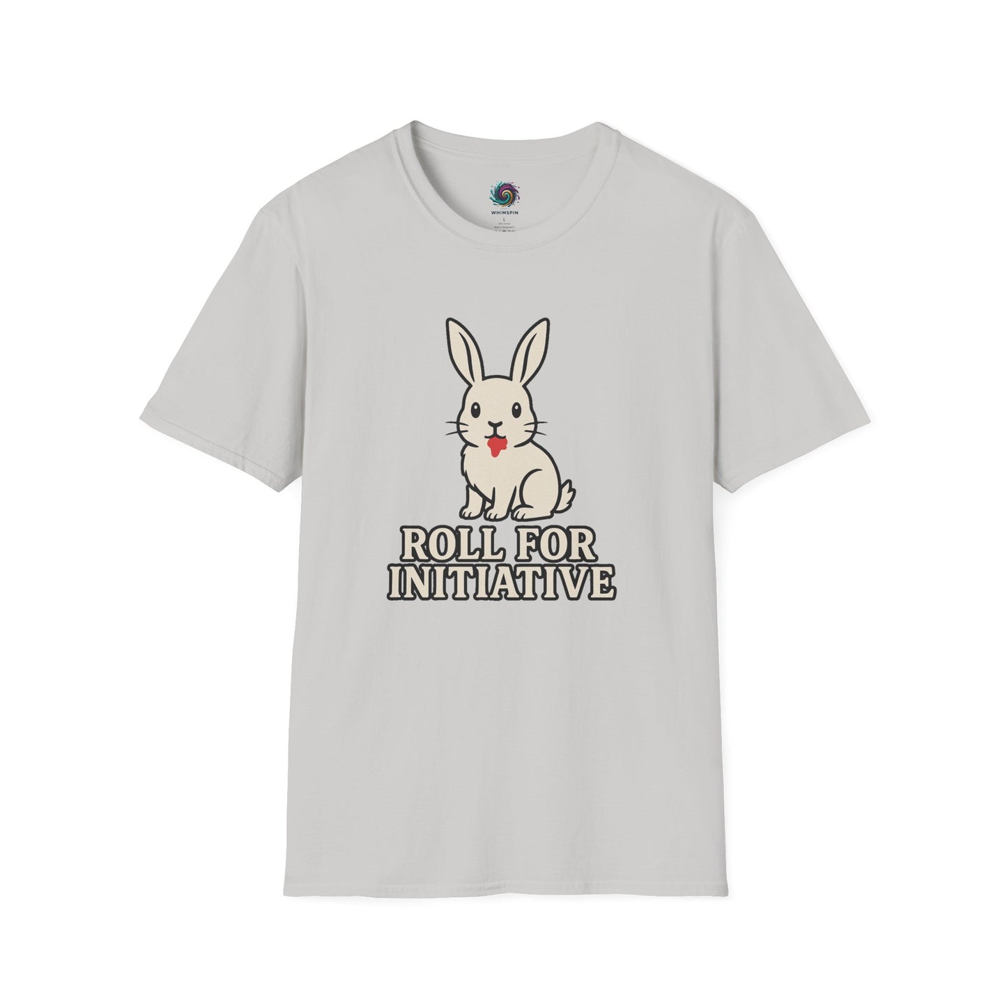 Roll for Initiative T-Shirt – Killer Bunny Humor Gaming Tee