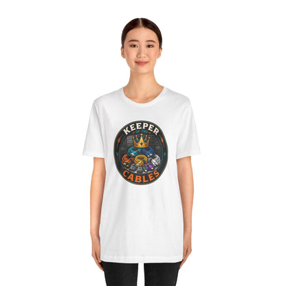 Keeper of the Cables T-Shirt – Funny Tech Dad Cable Tee