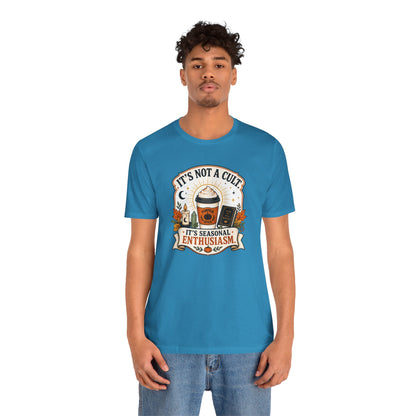 It’s Not a Cult Pumpkin Spice T-Shirt – Funny Fall Tee