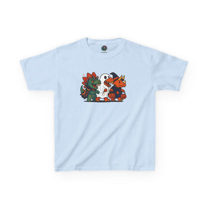 Kids Halloween Dino Squad T-Shirt – Cute Trick-or-Treat Dino Tee
