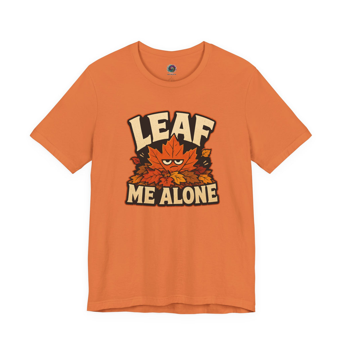 Leaf Me Alone T-Shirt – Funny Fall Introvert Leaves Tee