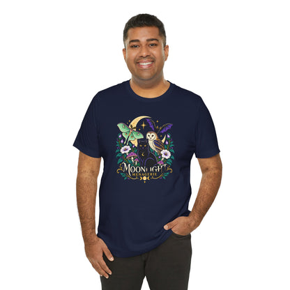 Moonlight Menagerie T-Shirt – Witchy Nocturnal Animals Tee