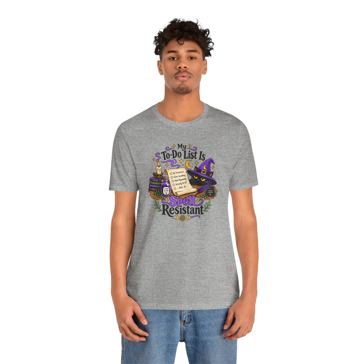 My To-Do List Is Spell Resistant T-Shirt – Funny Witchy ADHD Tee