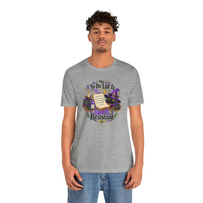 My To-Do List Is Spell Resistant T-Shirt – Funny Witchy ADHD Tee