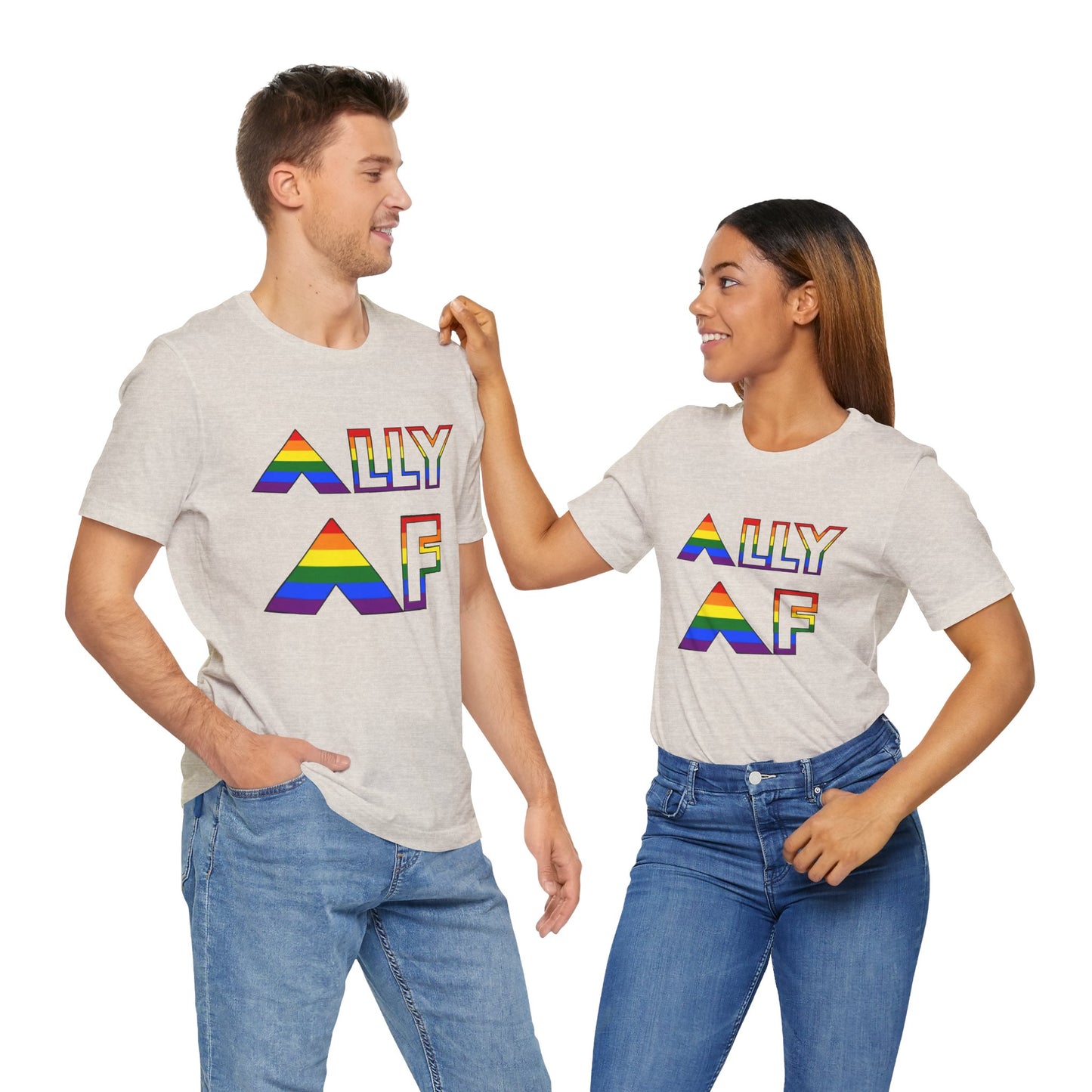 Ally AF Pride Tee – Bold LGBTQ+ Support Shirt for Loud Allies