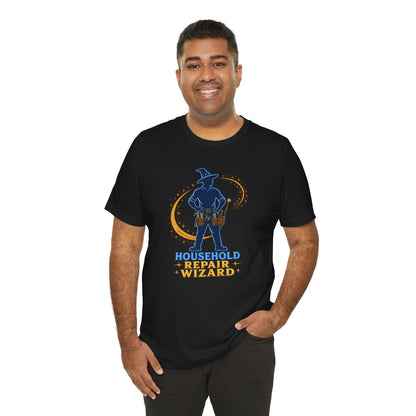 Household Repair Wizard T-Shirt – Funny Handy Dad Tee