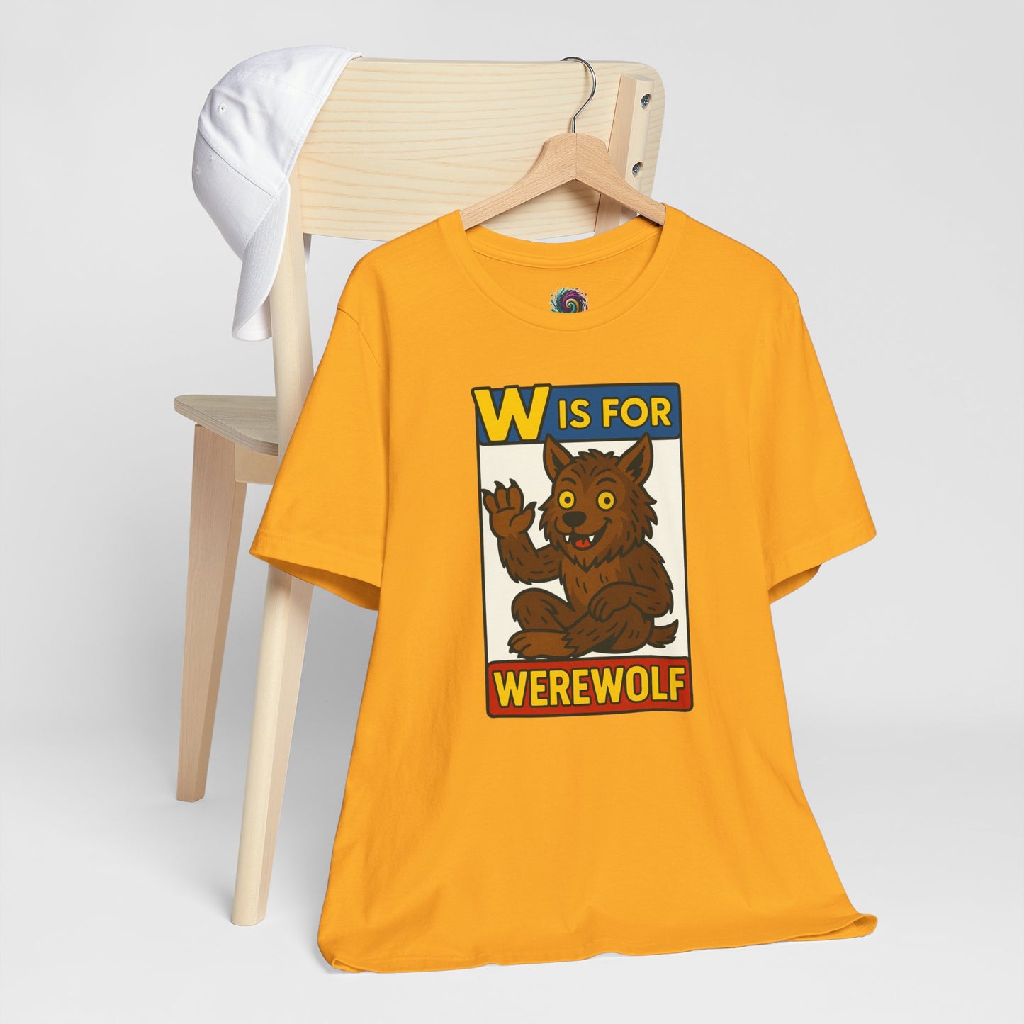 W Is for Werewolf T-Shirt – Cute Werewolf Shirt from Monster Alphabet