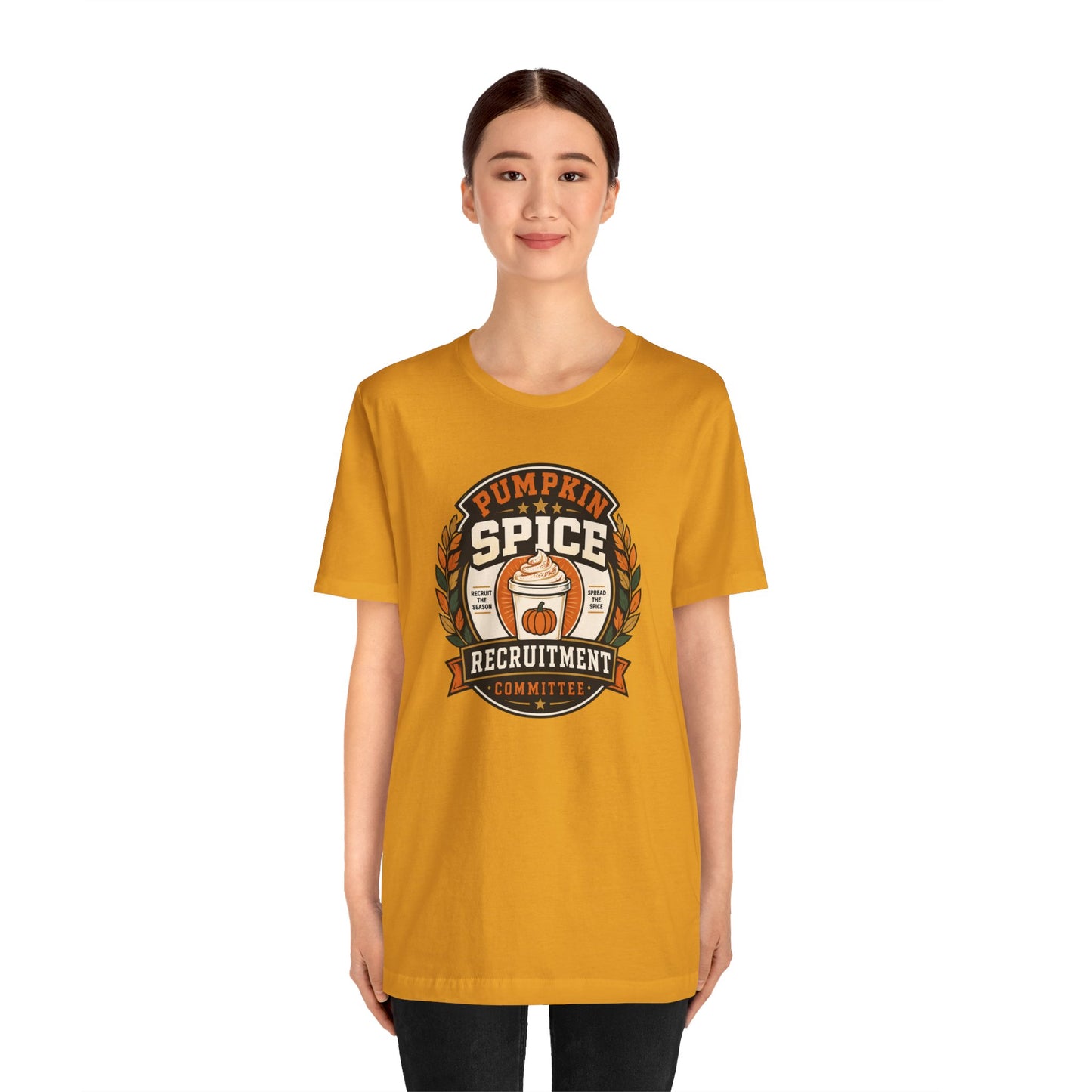 Pumpkin Spice Recruitment Committee T-Shirt – Funny Fall Tee