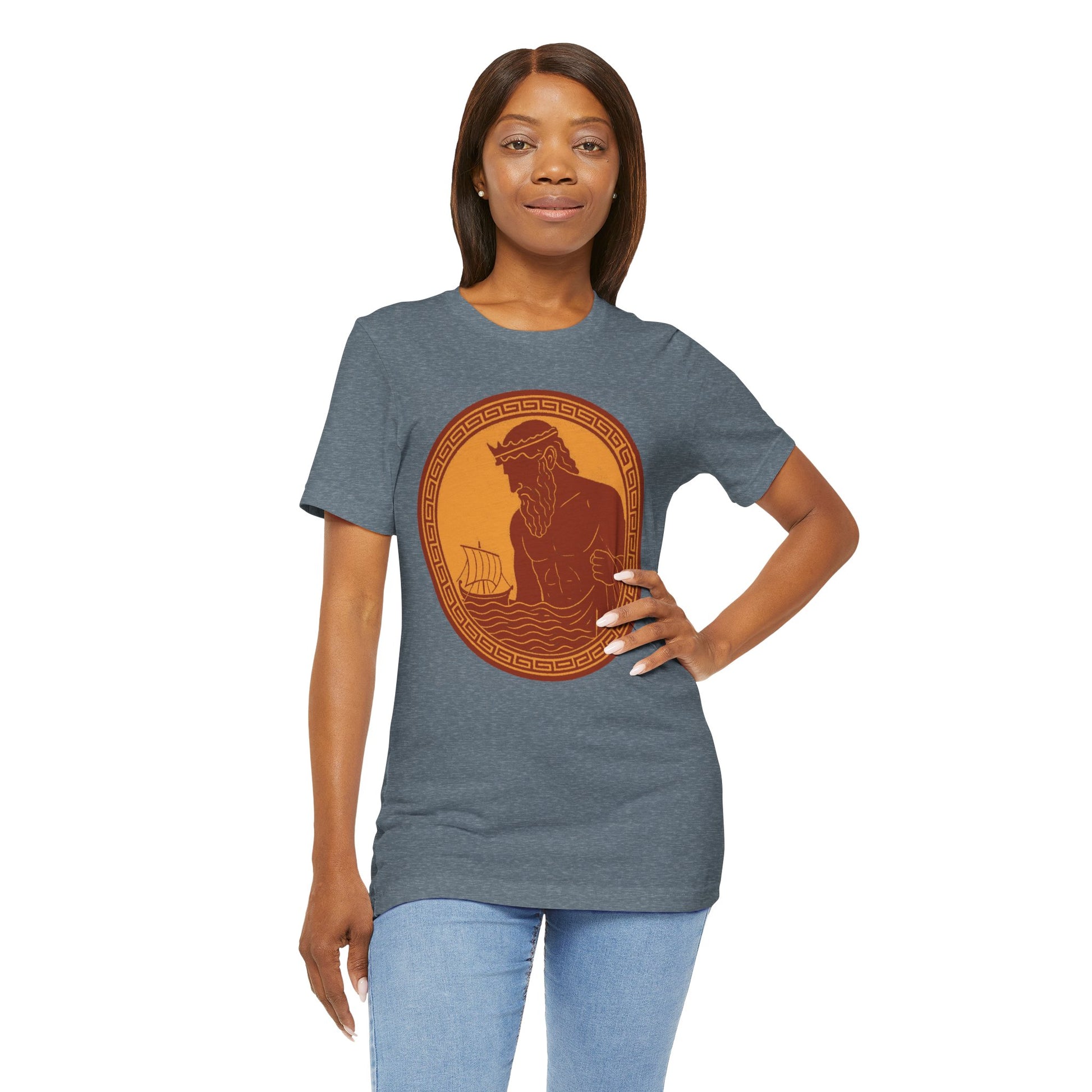 Poseidon Epic T-Shirt – Greek Mythology Ocean God Tee - WhimSpin - https://whimspin.com