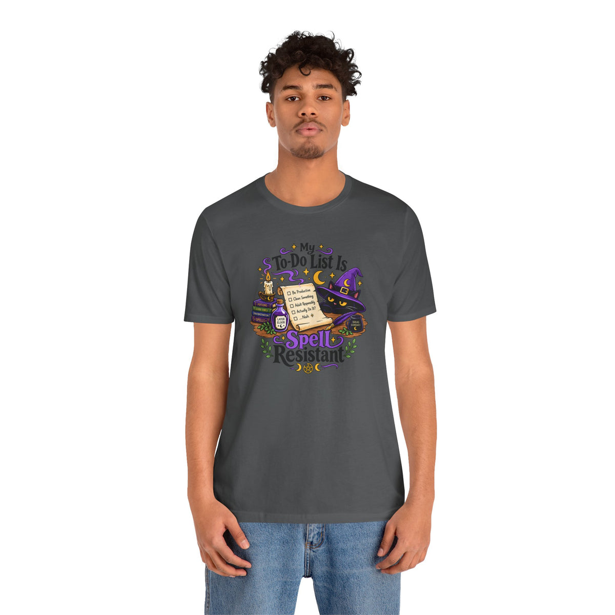 My To-Do List Is Spell Resistant T-Shirt – Funny Witchy ADHD Tee