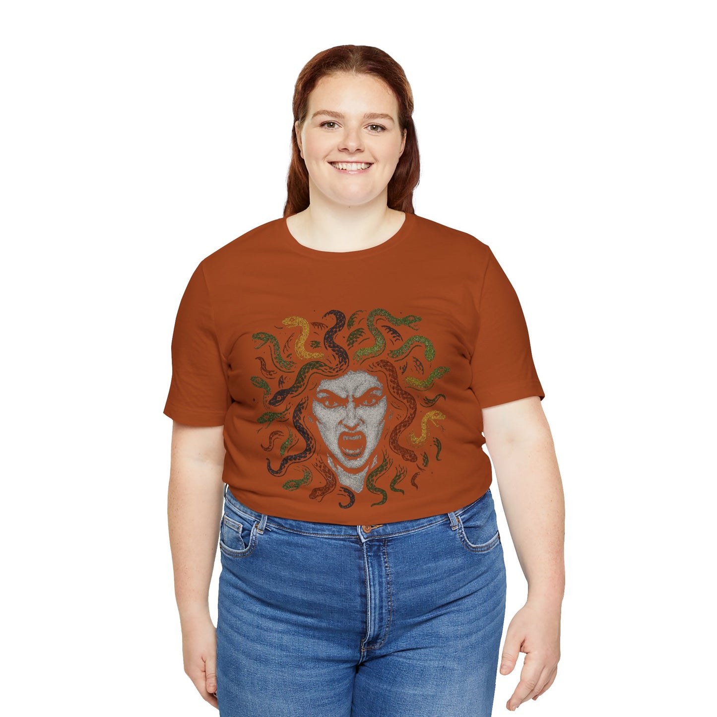 Medusa T-Shirt – Greek Mythology Gorgon Graphic Tee