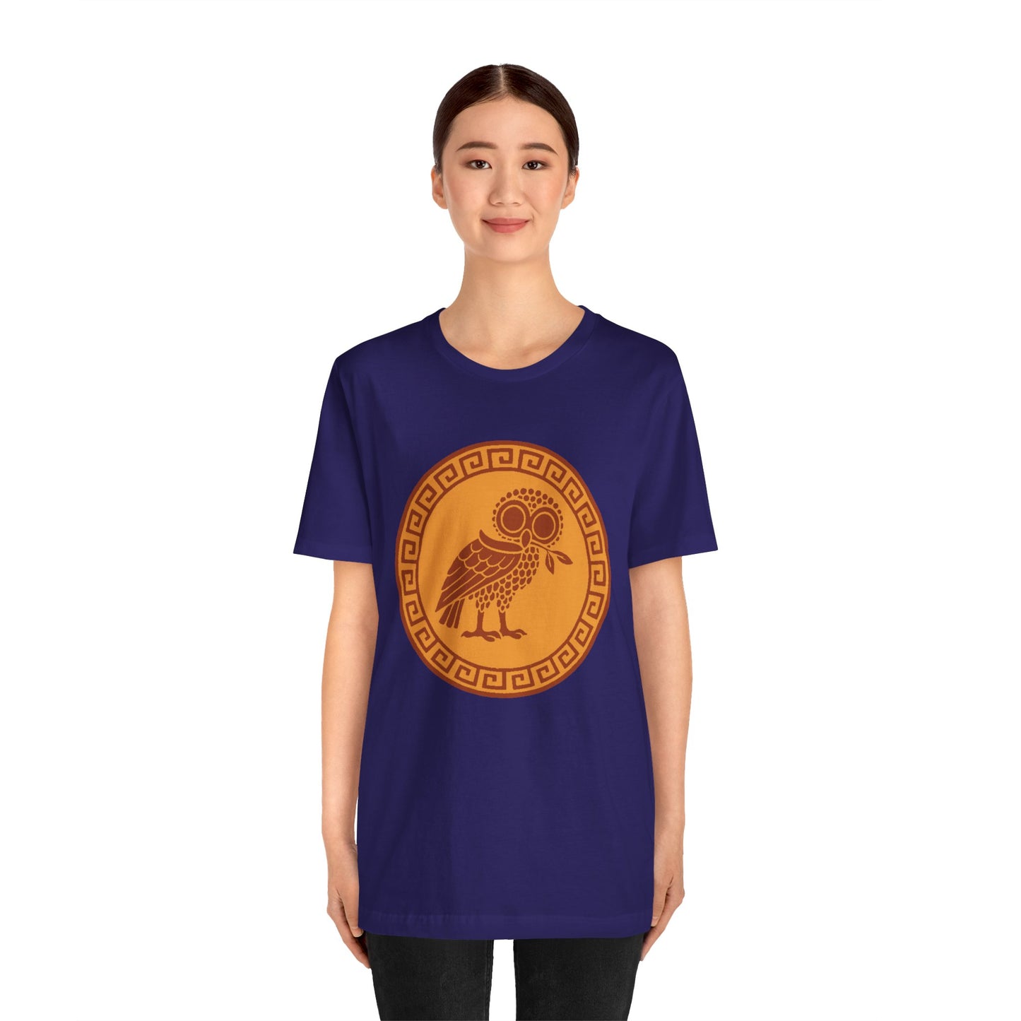 Athena’s Owl T-Shirt – Greek Mythology Bird Tee