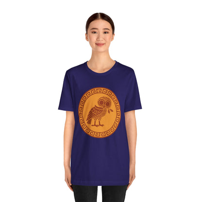 Athena’s Owl T-Shirt – Greek Mythology Bird Tee