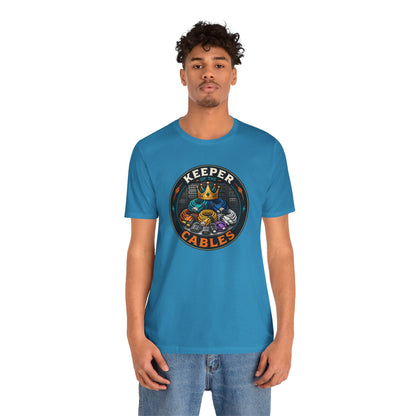 Keeper of the Cables T-Shirt – Funny Tech Dad Cable Tee
