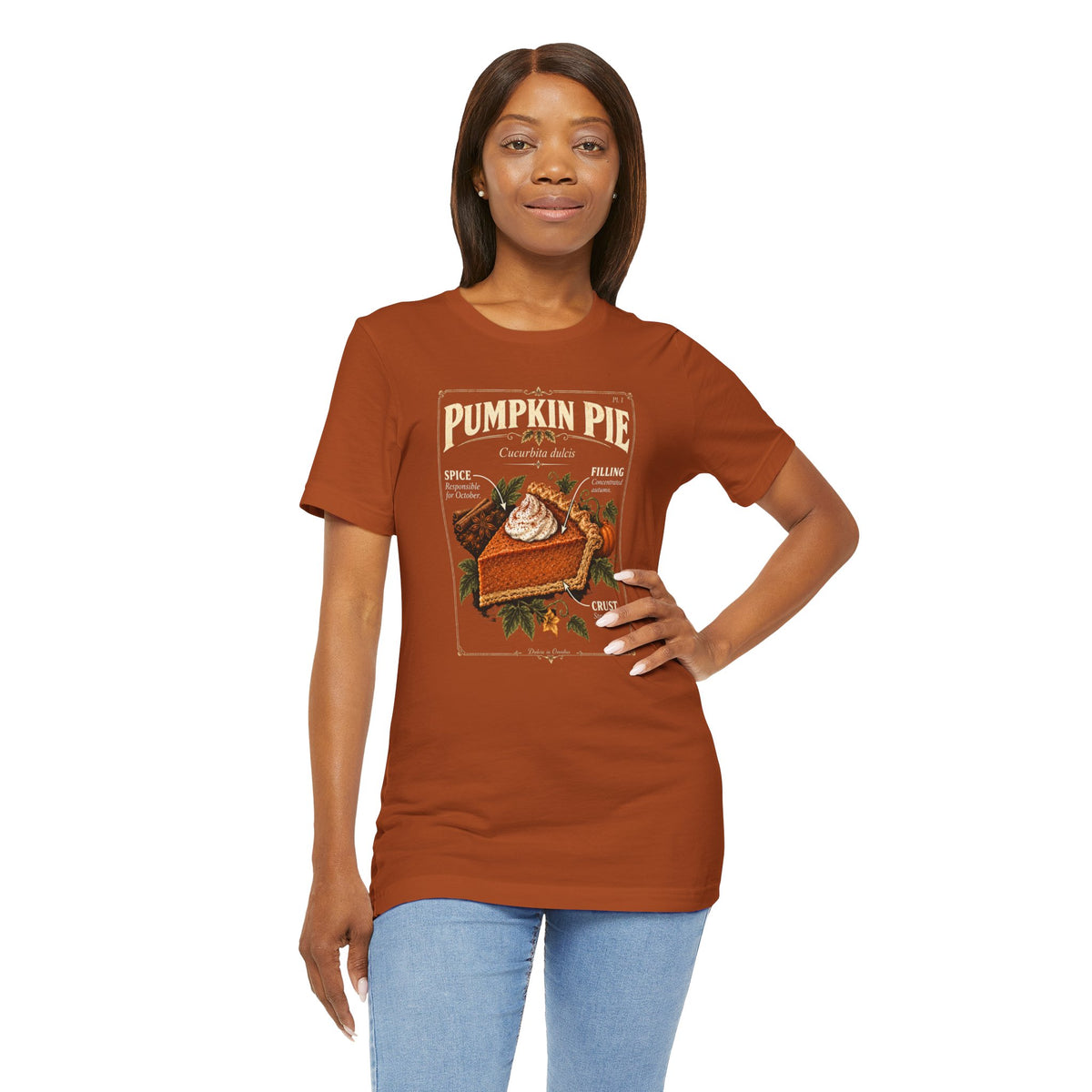 Pumpkin Pie Anatomy T-Shirt – Vintage Thanksgiving Fall Tee