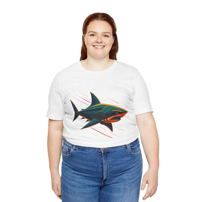 Electric Apex Shark T-Shirt – Bold Ocean Graphic Tee
