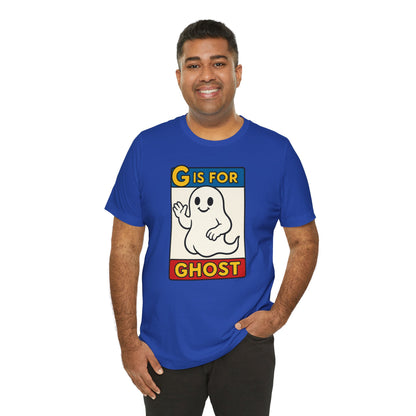 G Is for Ghost Shirt – Funny Monster Alphabet Halloween Tee