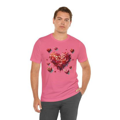 Impressionistic Heart T-Shirt – Artistic Valentine's Day Tee