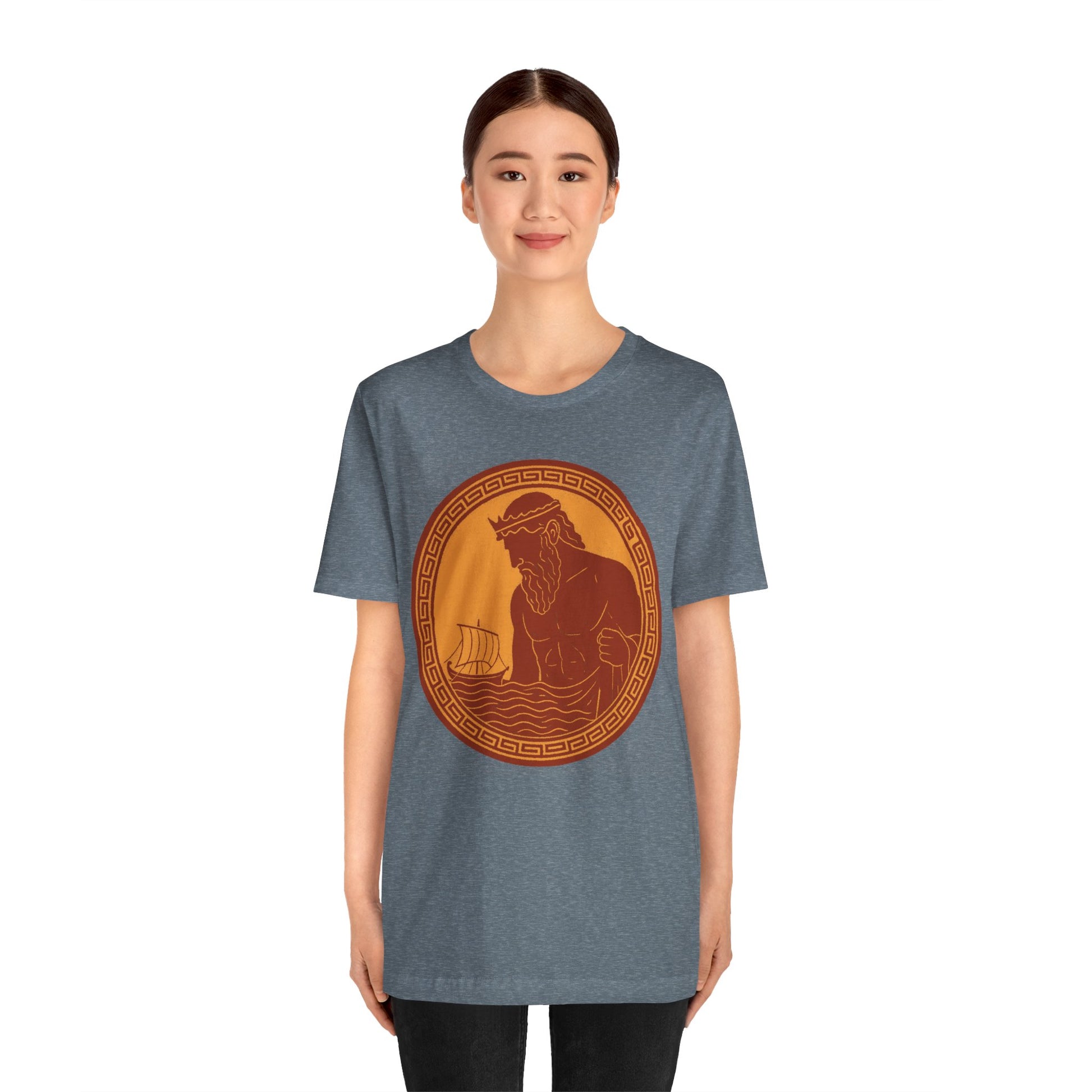 Poseidon Epic T-Shirt – Greek Mythology Ocean God Tee - WhimSpin - https://whimspin.com