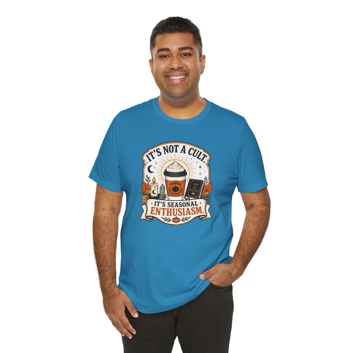 It’s Not a Cult Pumpkin Spice T-Shirt – Funny Fall Tee