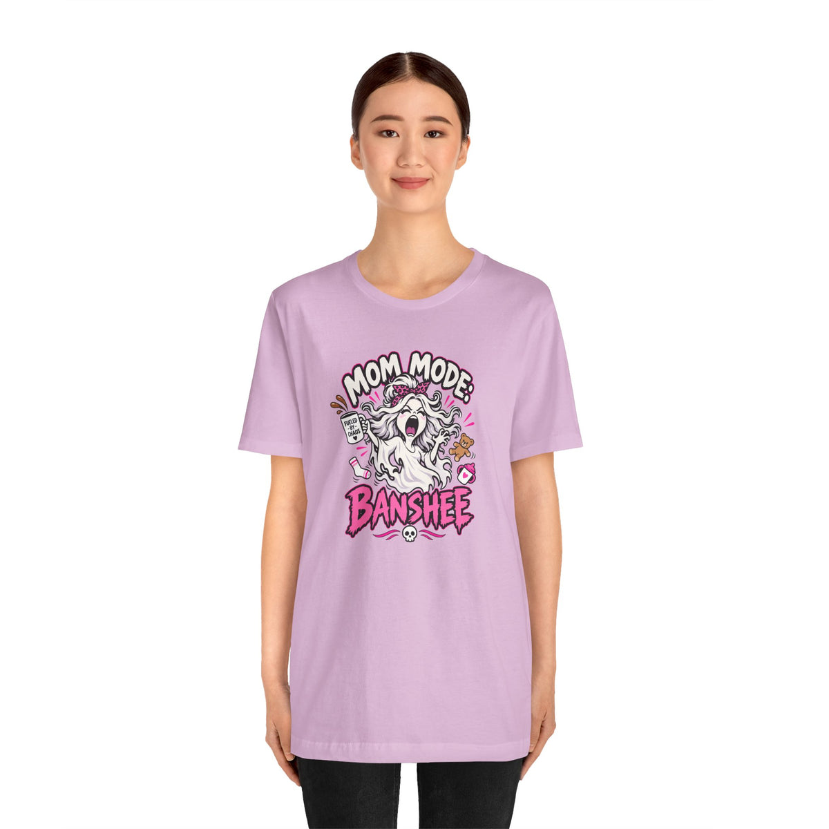 Mom Mode Banshee T-Shirt – Funny Chaotic Mom Halloween Tee