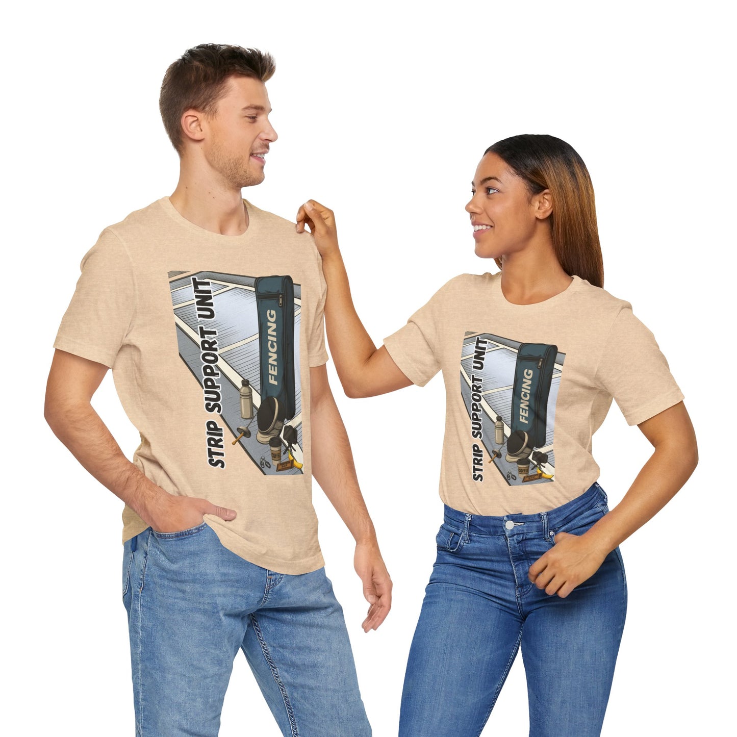 Strip Support Unit T-Shirt – Funny Fencing Parent Shirt for Tournament Days