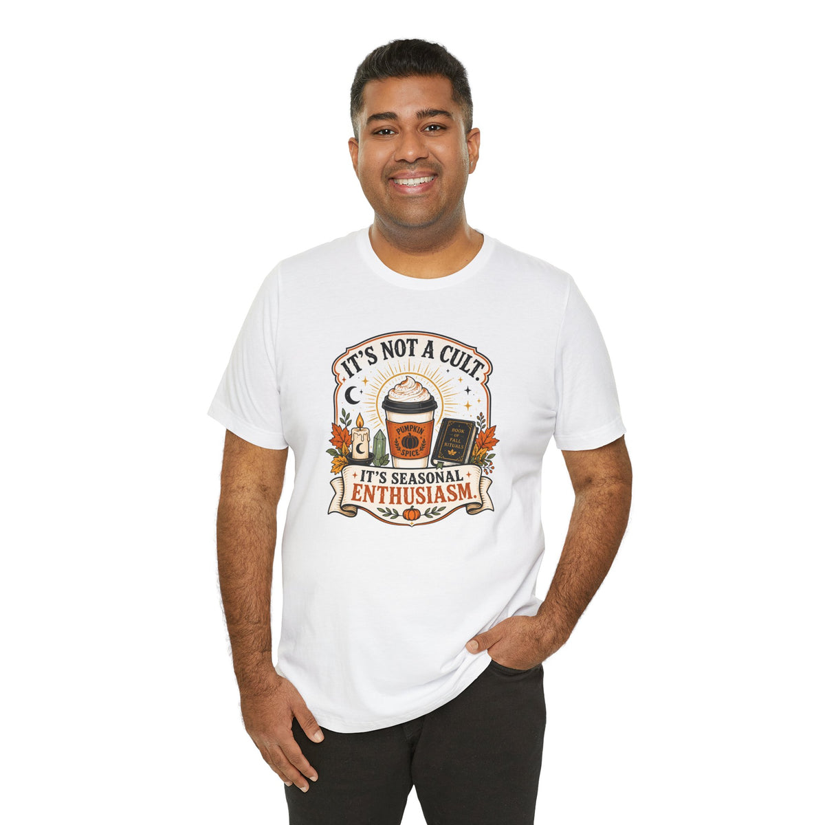 It’s Not a Cult Pumpkin Spice T-Shirt – Funny Fall Tee