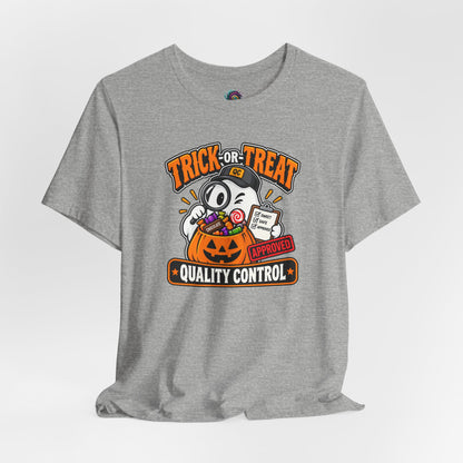 Trick-or-Treat Quality Control T-Shirt – Funny Halloween Candy Tee
