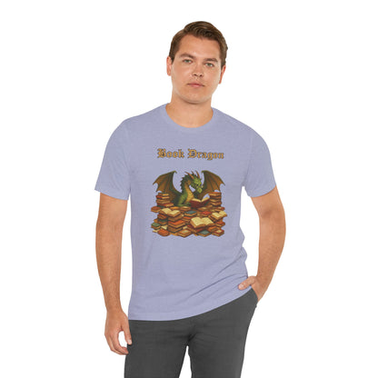 Book Dragon T-Shirt – Funny Book Lover Shirt & Gifts for Readers