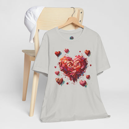 Impressionistic Heart T-Shirt – Artistic Valentine's Day Tee